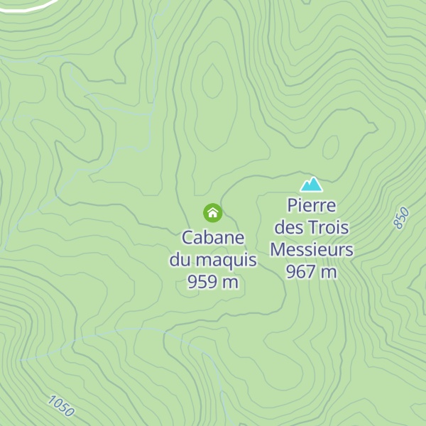 Map of Cabane du maquis
