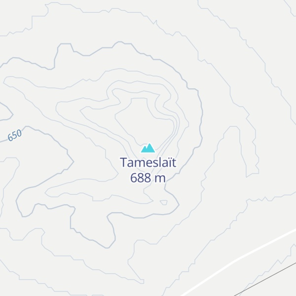 Map of Tameslaït