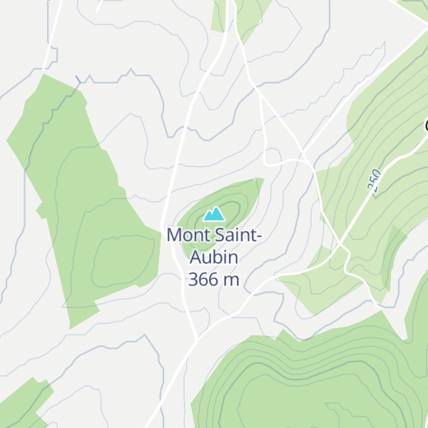 Map of Mont Saint-Aubin