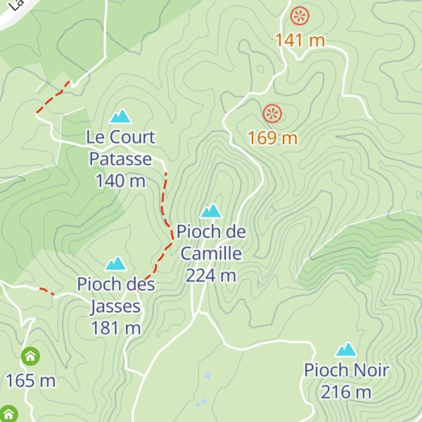 Map of Pioch de Camille