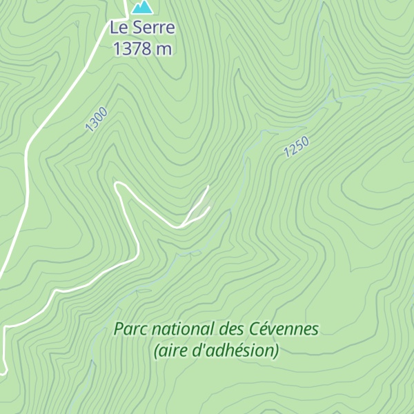 Map of Gîte de l'Escoutal