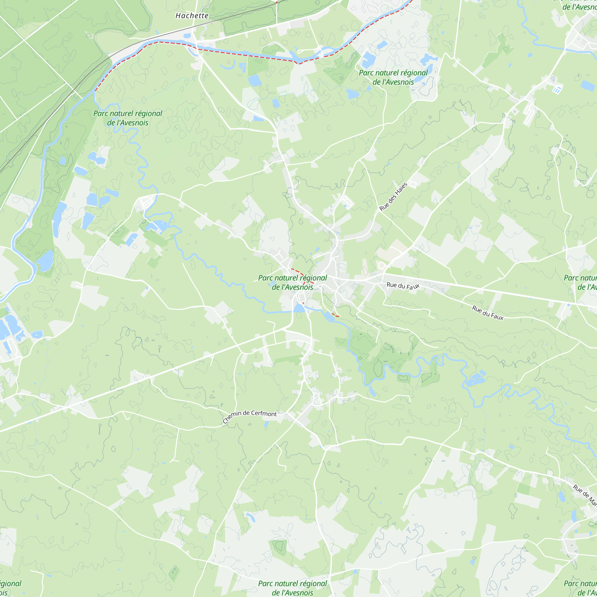 Maison du Parc naturel régional de l'Avesnois map