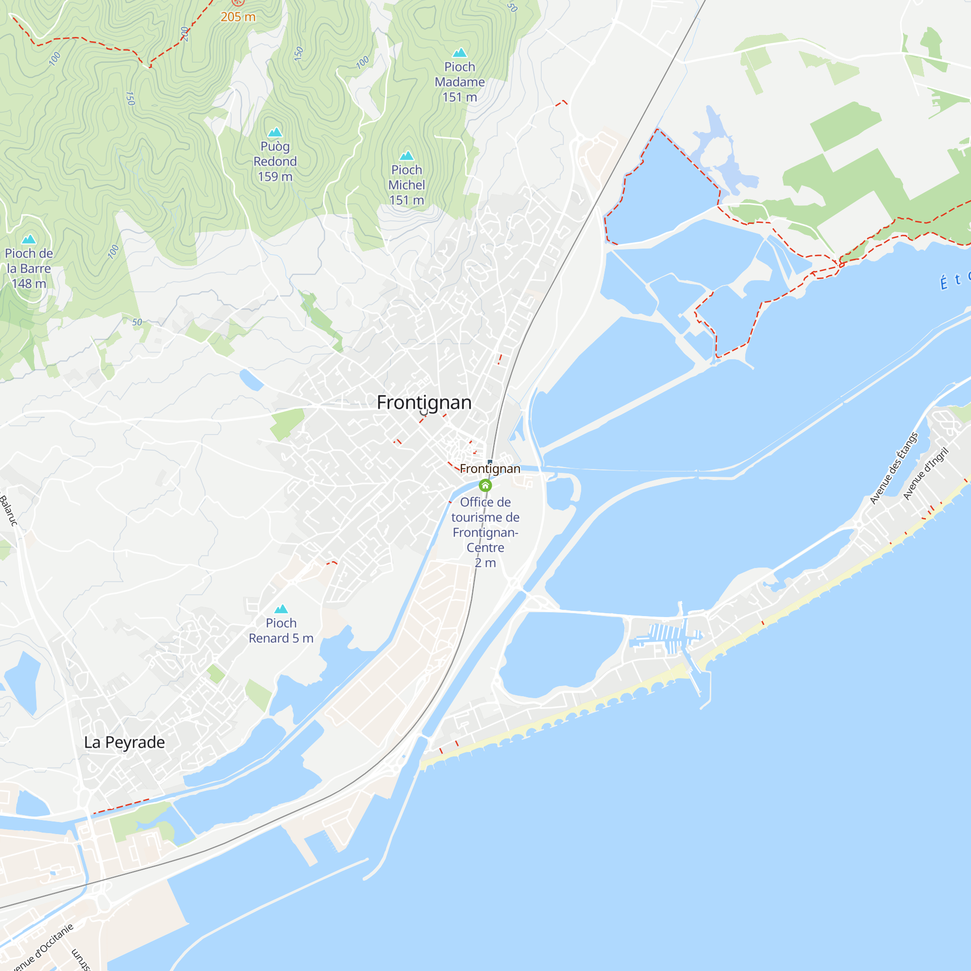 Office de tourisme de Frontignan-Centre map