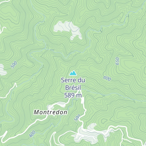 Map of Serre du Brésil