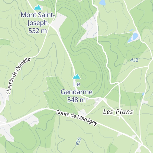 Map of Le Gendarme