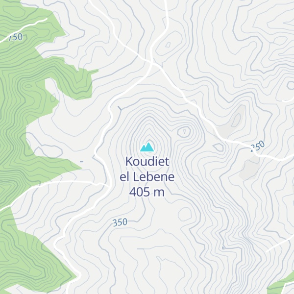 Map of Koudiet el Lebene