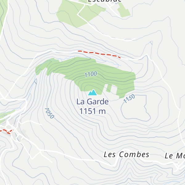 Map of La Garde