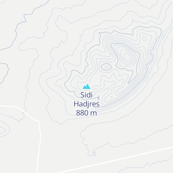 Map of Sidi Hadjres