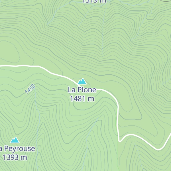 Map of Montagne du Goulet