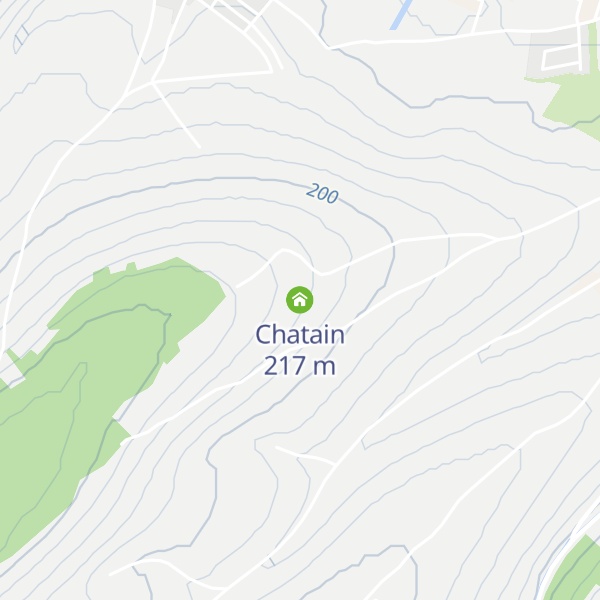 Map of Chatain