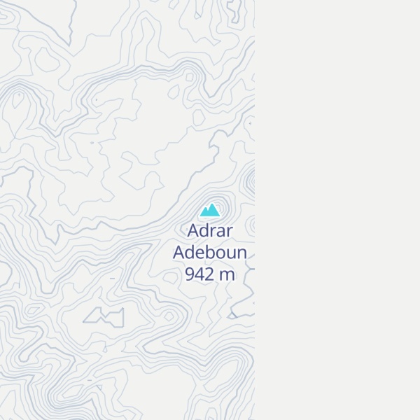 Map of Adrar Adeboun