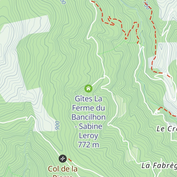 Map of Gîtes La Ferme du Bancilhon - Sabine Leroy