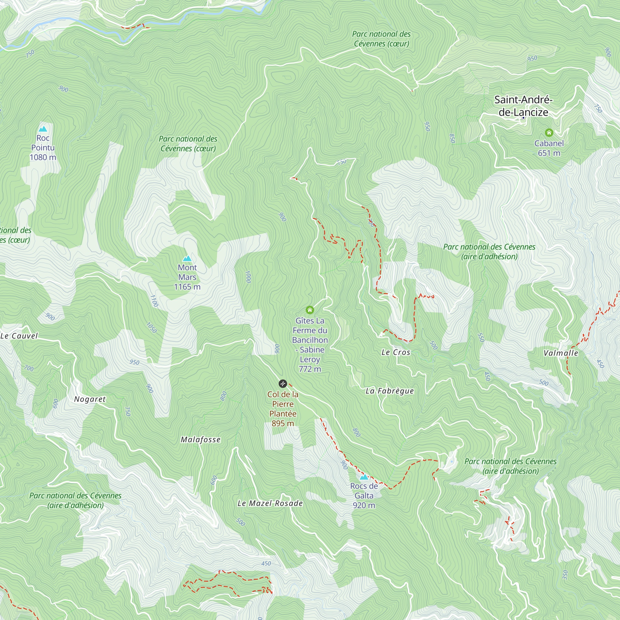 Gîtes La Ferme du Bancilhon - Sabine Leroy map