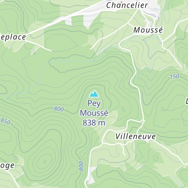 Map of Pey Moussé