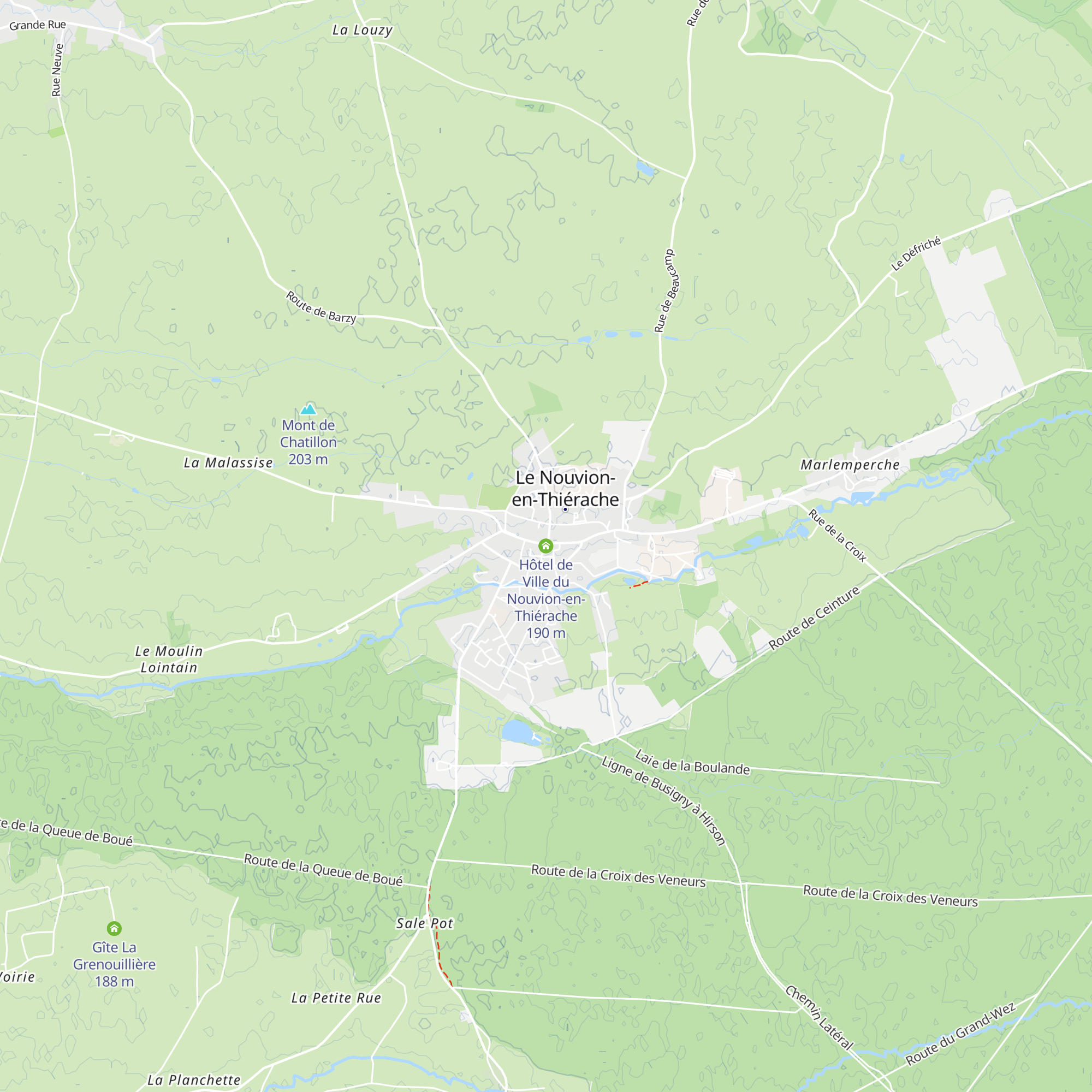 Hôtel de Ville du Nouvion-en-Thiérache map