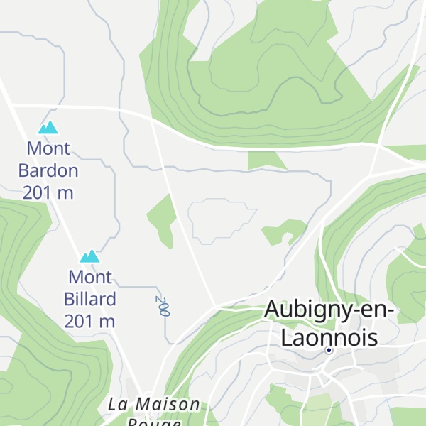 Map of Au Dessus de Fussigny