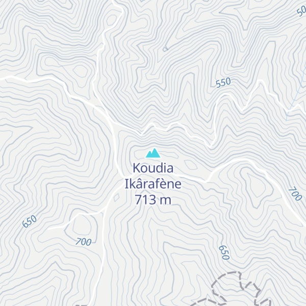 Map of Koudia Ikârafène