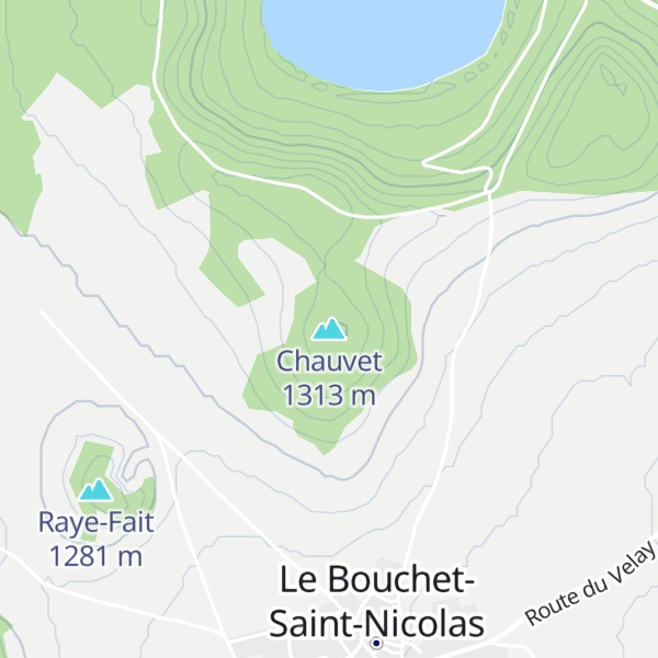 Map of Chauvet