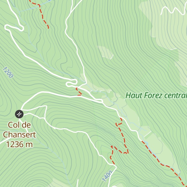 Map of Pierre de l'Enfer