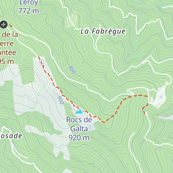 Map of Cabane du Serre