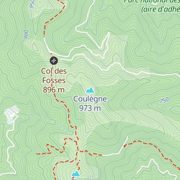 Map of Coulègne