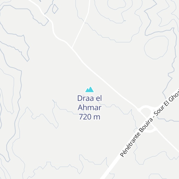 Map of Draa el Ahmar