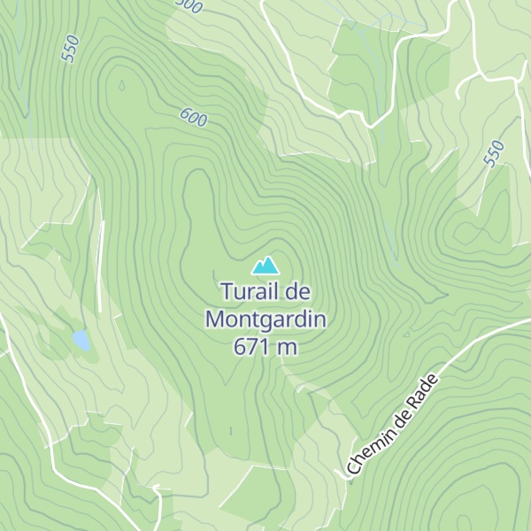 Map of Turail de Montgardin