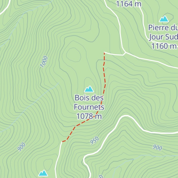 Map of Bois des Fournets