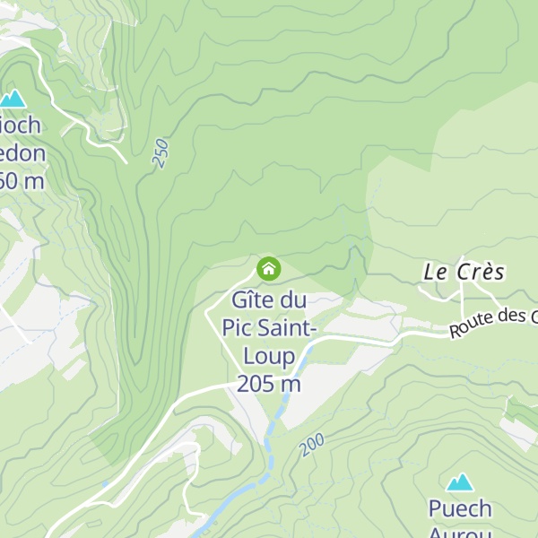 Map of Gîte du Pic Saint-Loup
