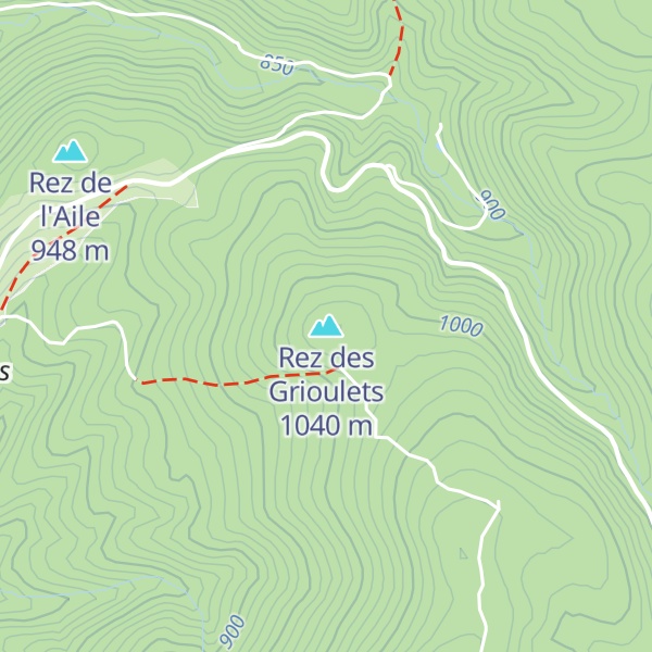 Map of Rez des Grioulets