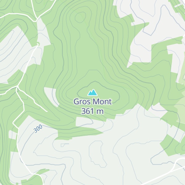 Map of Gros Mont
