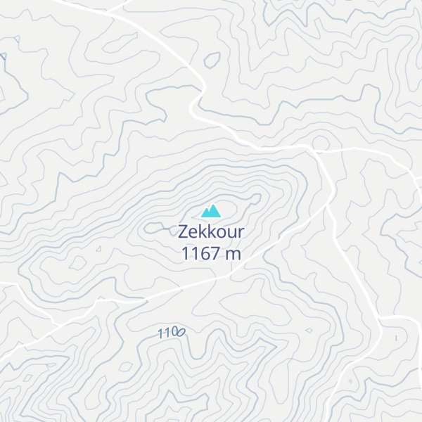 Map of Zekkour