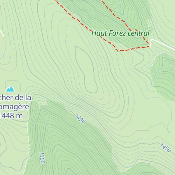 Map of Montagne de Monthiallier