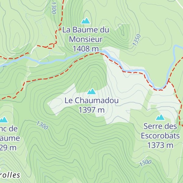 Map of Le Chaumadou