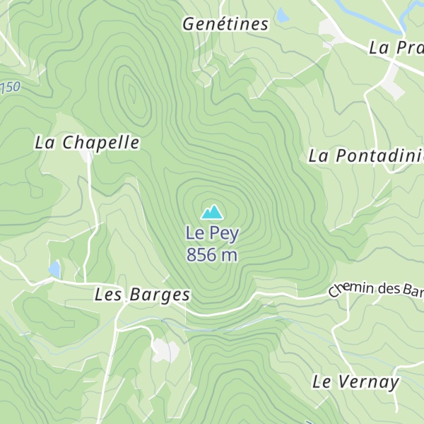 Map of Le Pey