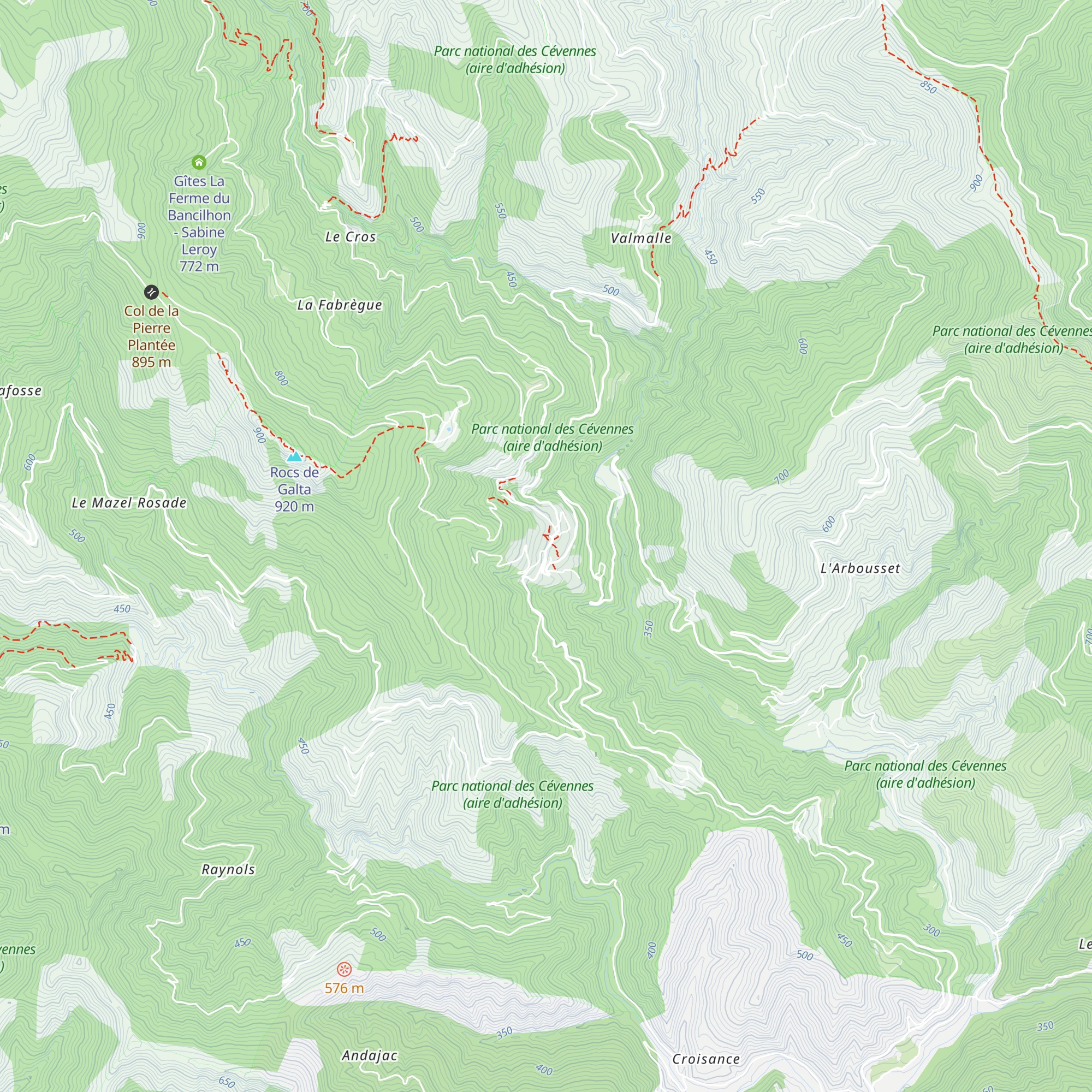 Gîte d'étape et restaurant "Le Recantou" map