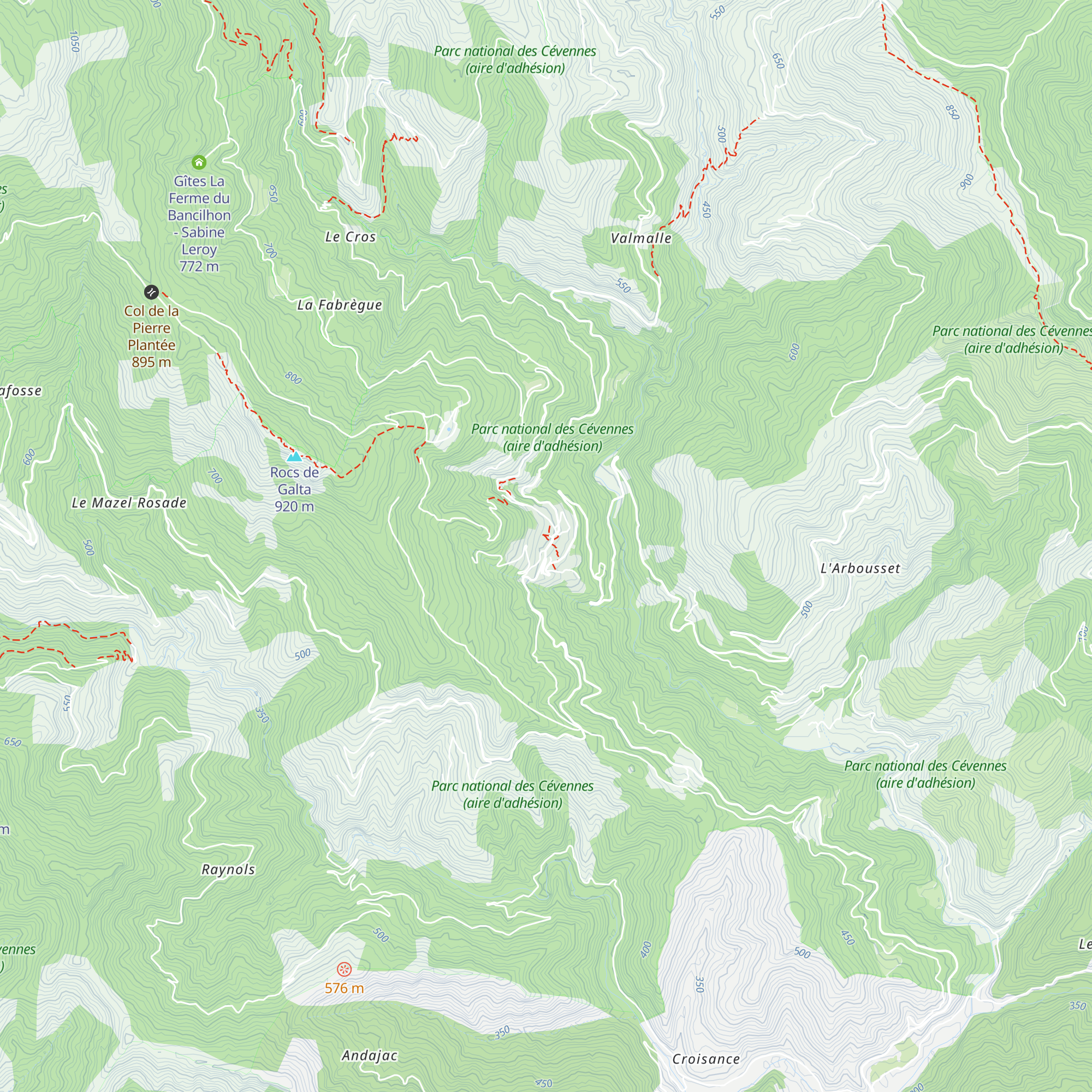 Gîte d'étape et restaurant "Le Recantou" map