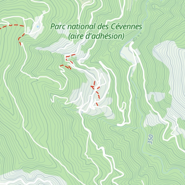 Map of Gîte d'étape et restaurant "Le Recantou"