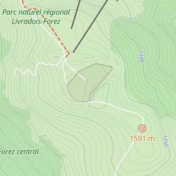 Map of Pierre-sur-Haute