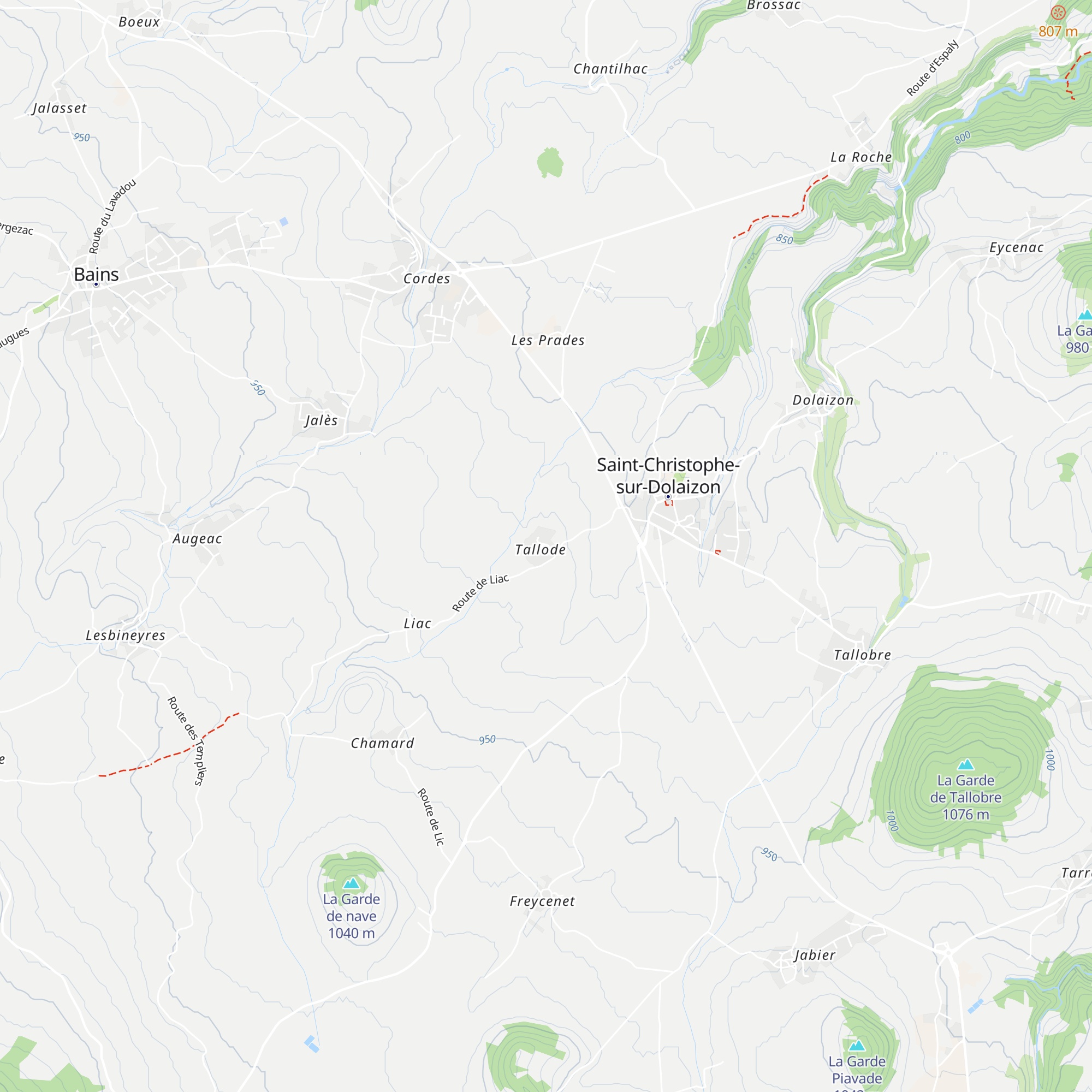 Gîte d'étape et chambres d'hôtes Nicole Allègre map