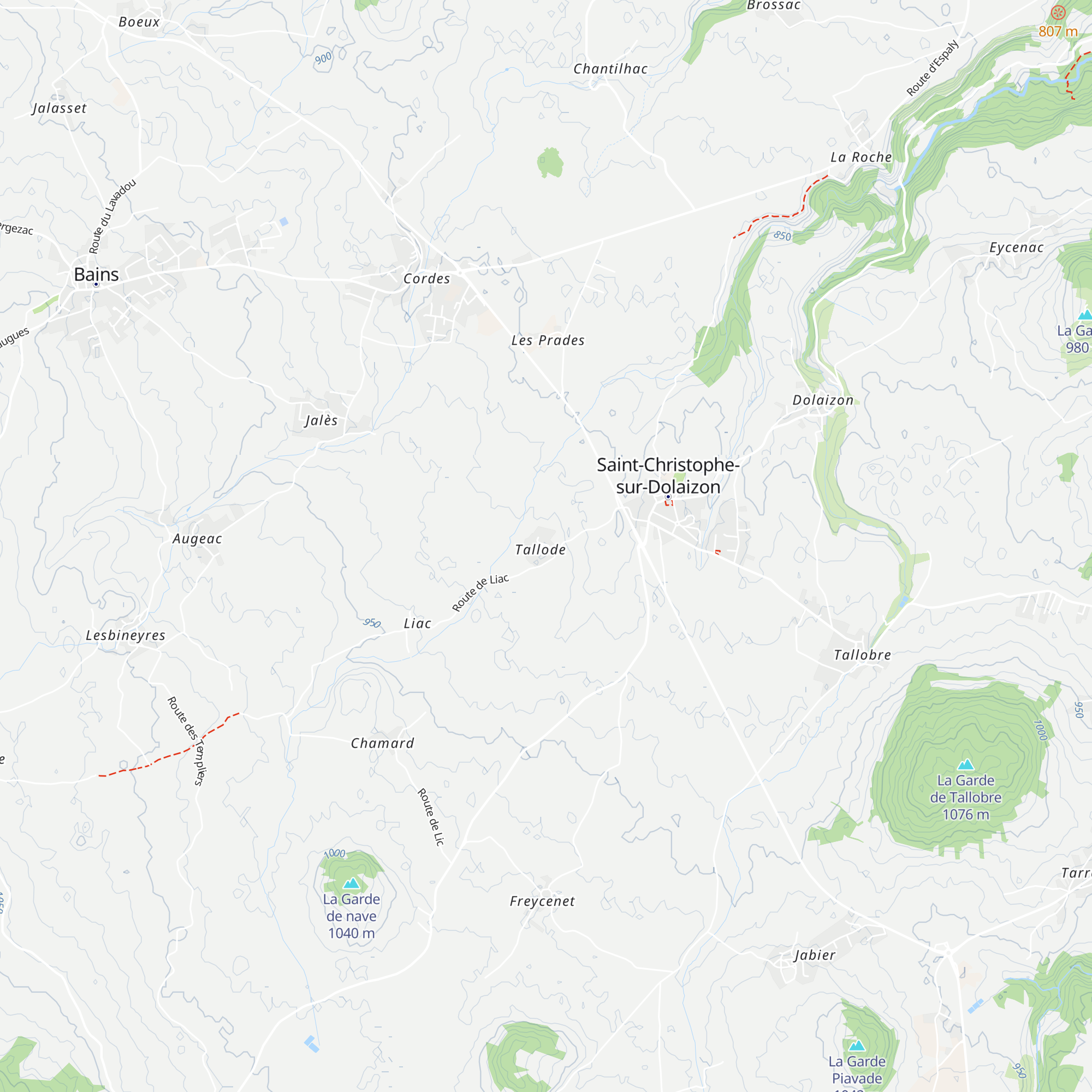 Gîte d'étape et chambres d'hôtes Nicole Allègre map