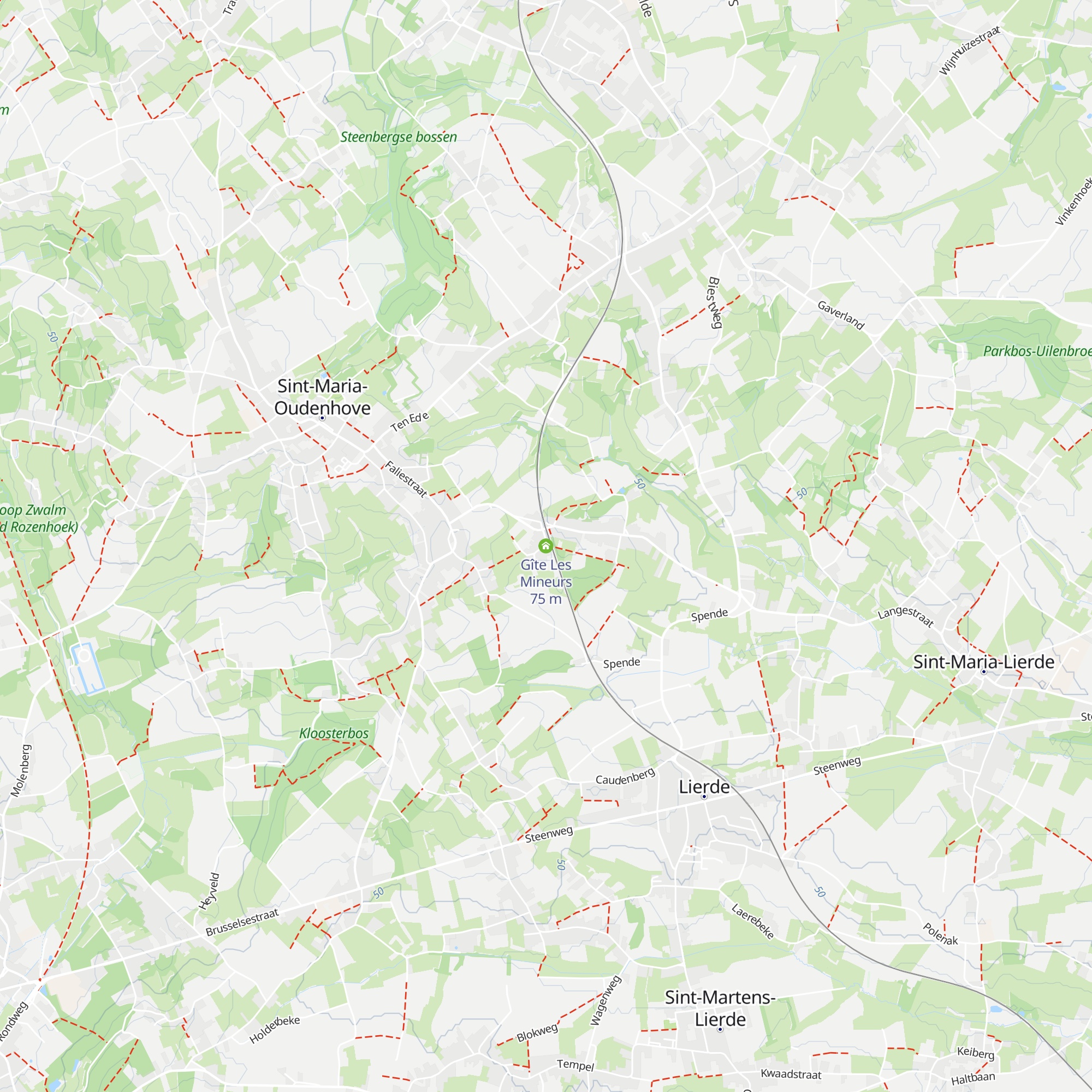 Gîte Les Mineurs map
