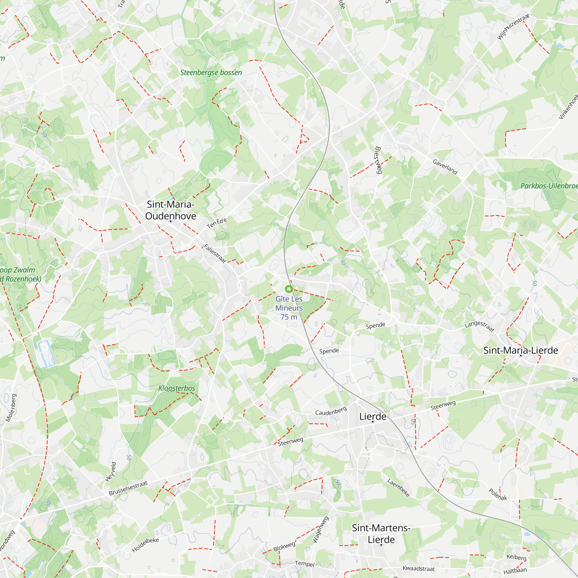 Gîte Les Mineurs map