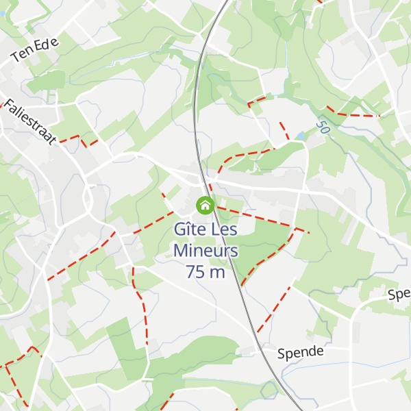 Map of Gîte Les Mineurs