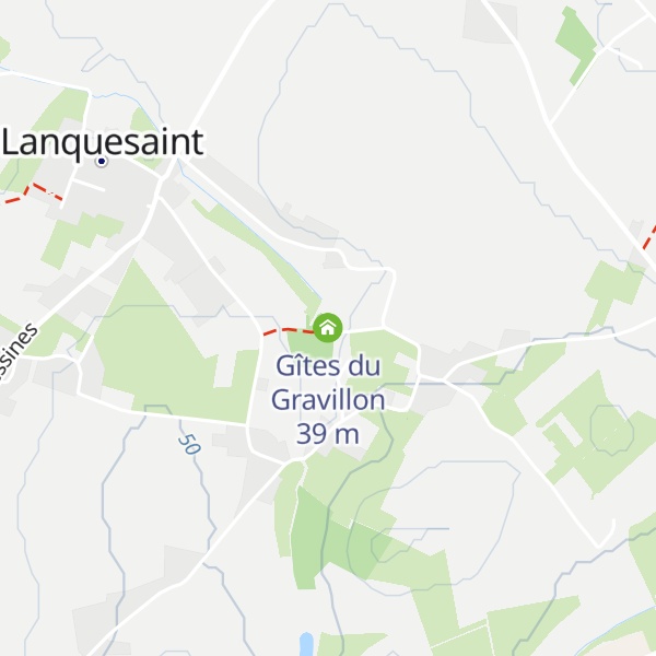 Map of Gîtes du Gravillon