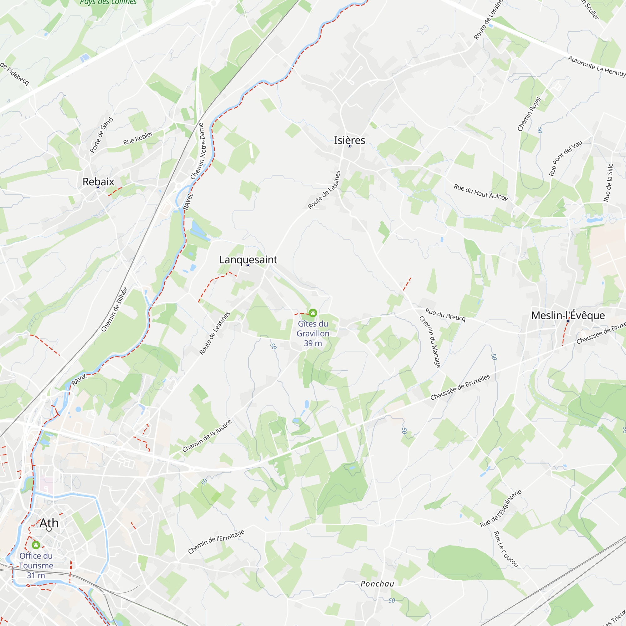 Gîtes du Gravillon map