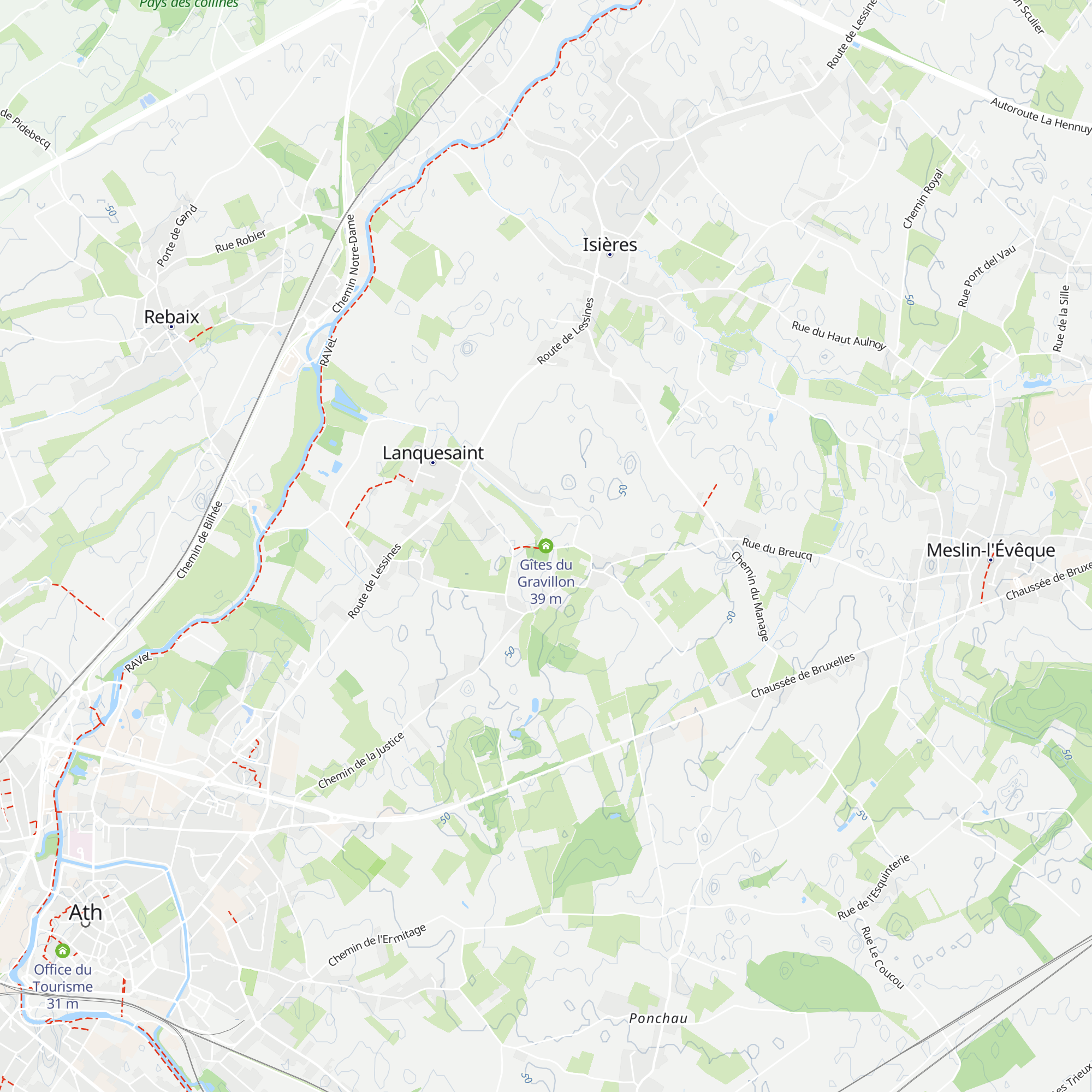 Gîtes du Gravillon map