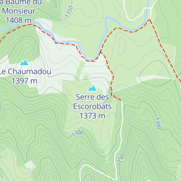 Map of Ronc de l'Escrin