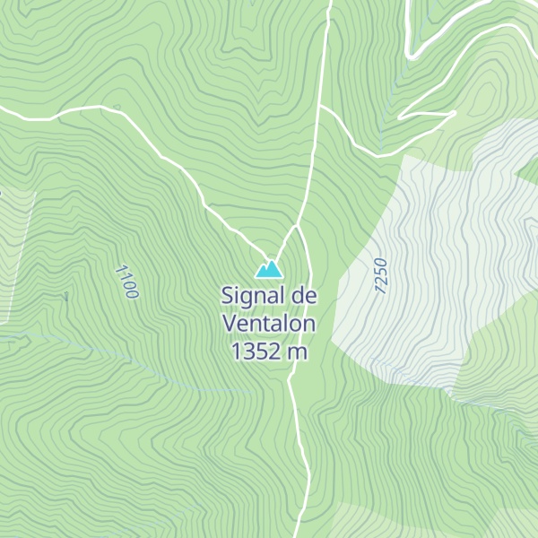 Map of Signal de Ventalon