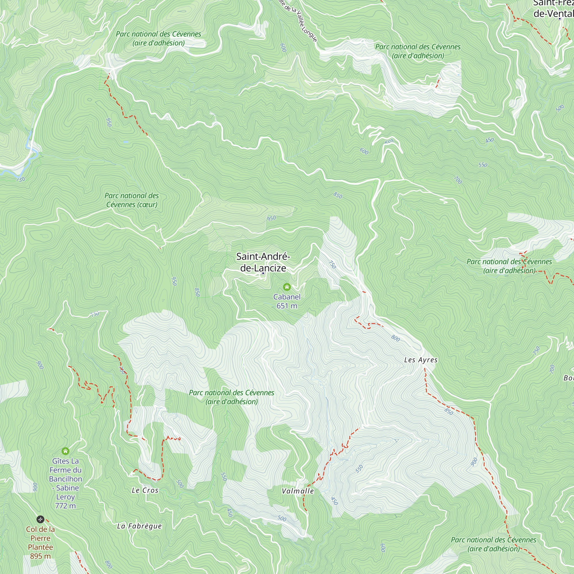 Cabanel map